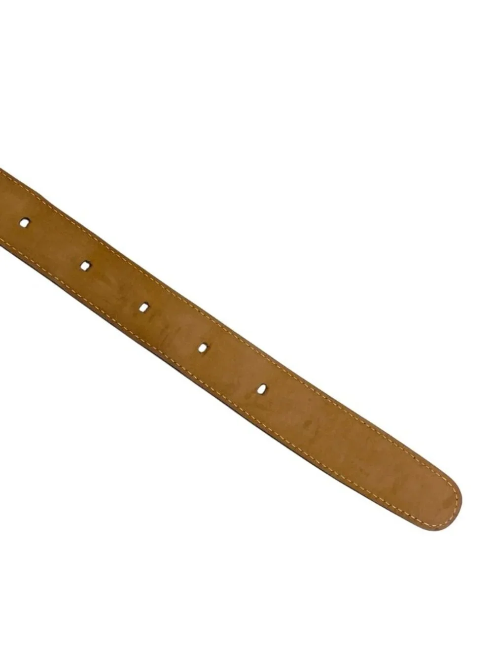 Louis Vuitton Monogram Ceinture Ellipse Belt Leather Brown Fine Daily Practical
